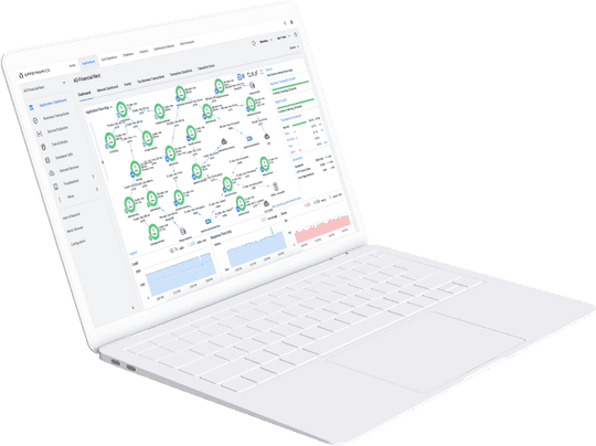 AppDynamics Dashboard Laptop